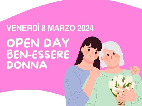  8 MARZO 2024 <br>Open day per la salute delle donne 