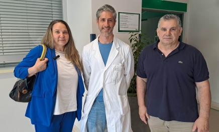besana, il paziente e la moglie