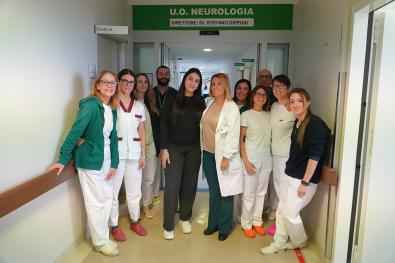 Roberta con equipe Neurologia