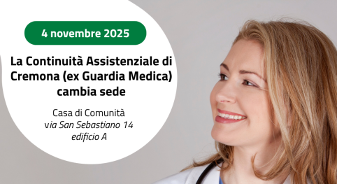Continuità assistenziale cambia sede