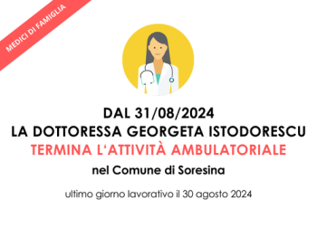 AVVISO TERMINE ATTIVITA' DOTT.SSA ISTODORESCU
