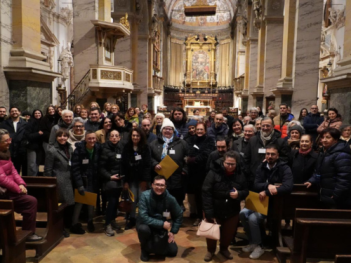 le guide e i partecipanti al primo incontro di arte assieme del 2025