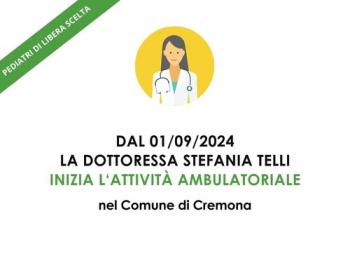 AVVISO INIZIO ATTIVITA' DOTT.SSA TELLI AVVISO INIZIO ATTIVITA' DOTT.SSA TELLI