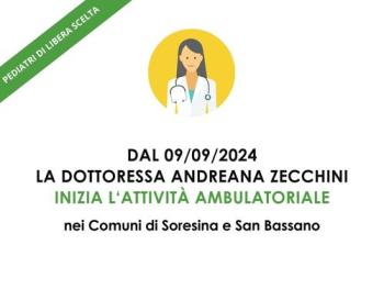 AVVISO INIZIO ATTIVITA' ZECCHINI