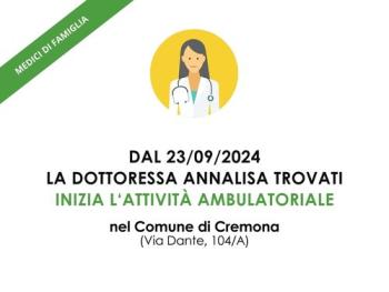 AVVISO INIZIO ATTIVITA' DOTT.SSA TROVATI AVVISO INIZIO ATTIVITA' DOTT.SSA TROVATI