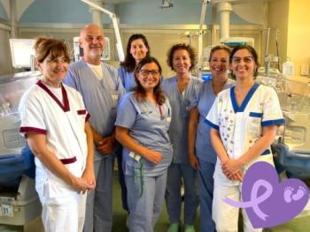 l'equipe della patologia neonatale dell'ospedale di cremona