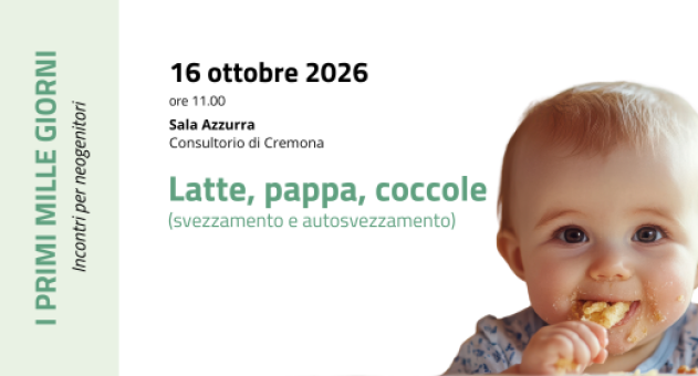 latte, pappa, coccole