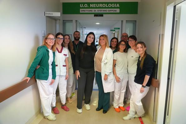 Roberta con equipe Neurologia